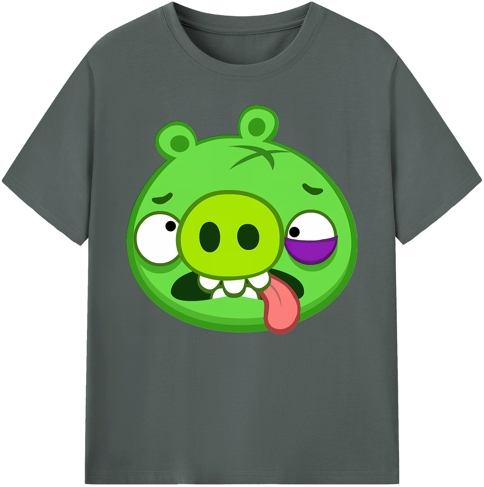 （画像用） Angry Birds アングリーバード 綿100％ メンズ半袖Tシャツ｜肌触りやわらか＆通気性